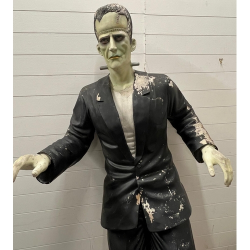 506 - A 1960's Frankenstien's monster in fibre glass, original paintwork height  218cm width 103