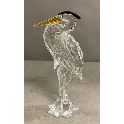 577 - A Swarovski Limited Edition and retired Heron in original box and liner 221627