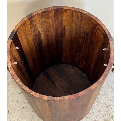 66 - Sumava log bin by OKA (H 53cm x 55cm x 48cm)