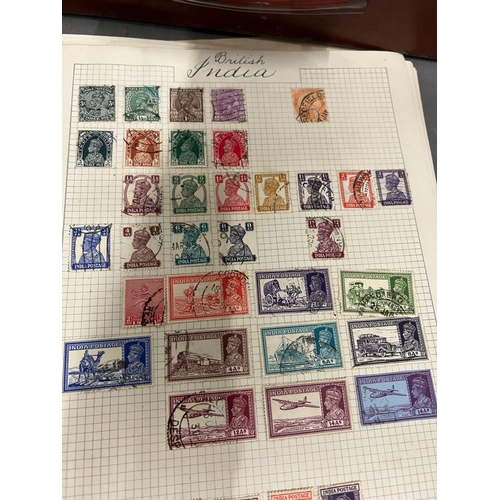 675 - An interesting selection of stamps, including Penny Reds