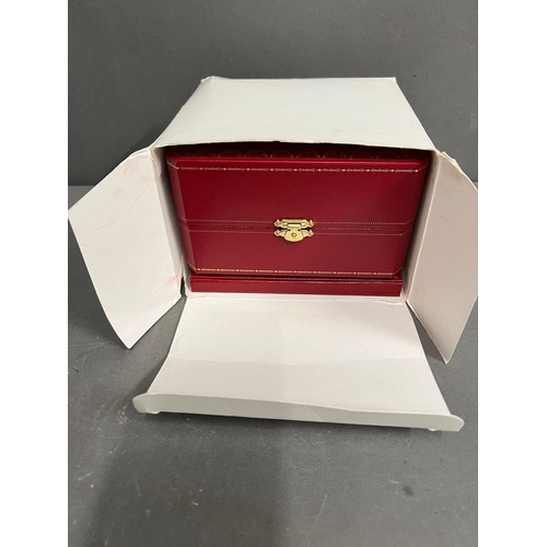 731 - A Cartier watch box with booklet, cd and outer box