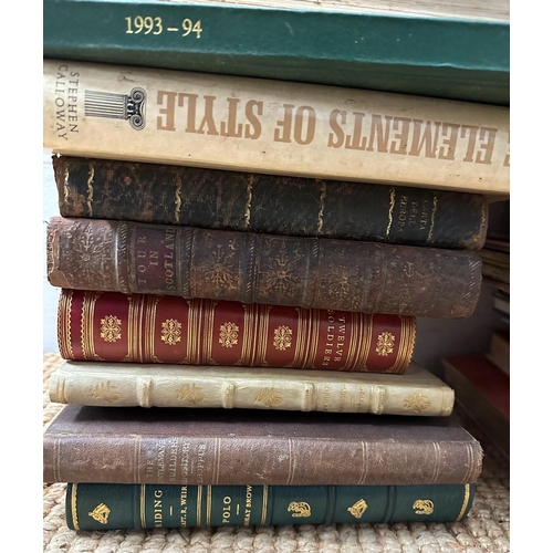 739 - An extensive collection of vintage reference books covering a range of subjects including aesthetici... 