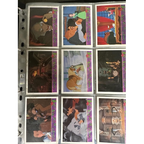 746 - Six Disney trading and collecting card albums to include Beauty and the Beast, The Little Mermaid et... 