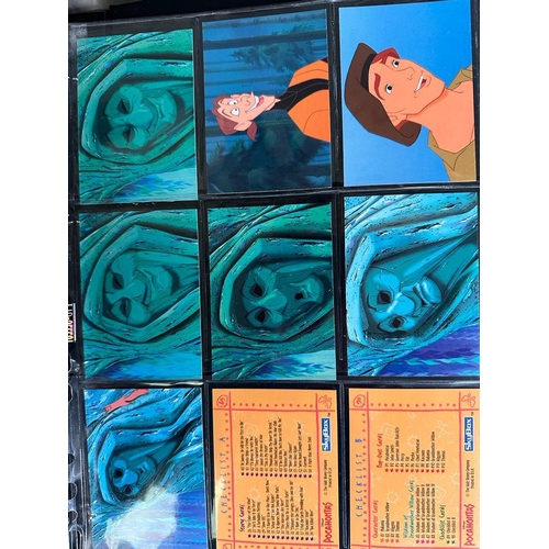 746 - Six Disney trading and collecting card albums to include Beauty and the Beast, The Little Mermaid et... 