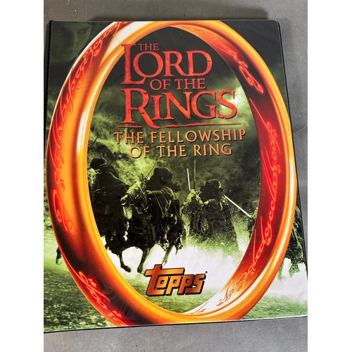 747 - A selection of Lord of The Rings The Fellowship of the Ring collectors card album 1-90