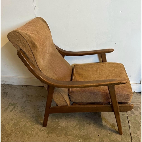 109 - A Mid Century teak arm chair by Beautility AF