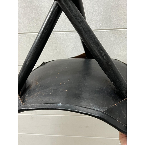 148 - A folding tri form stool