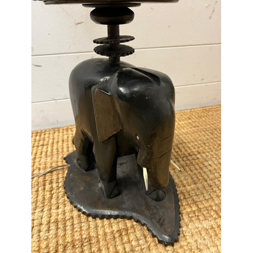 163 - A Yenok elephant Mid Century table lamp