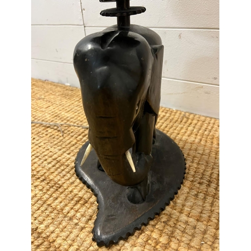 163 - A Yenok elephant Mid Century table lamp