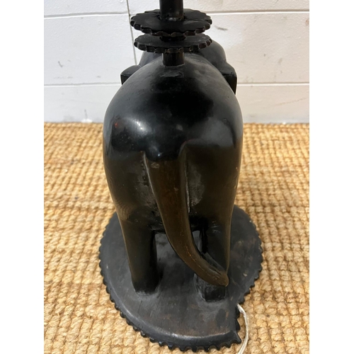 163 - A Yenok elephant Mid Century table lamp