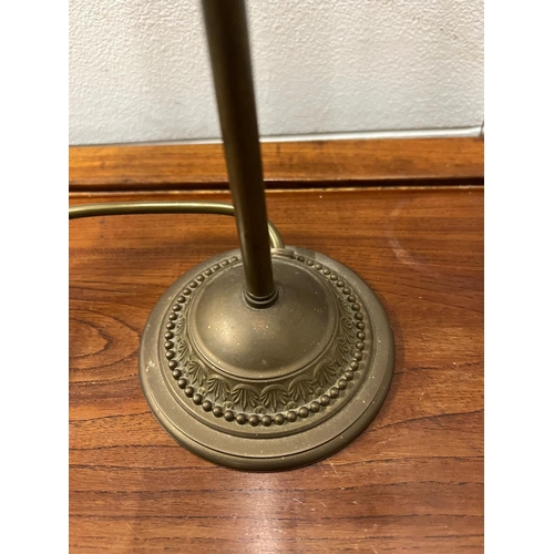 166 - A metal table lamp