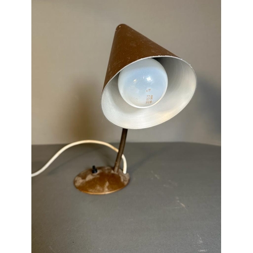 176 - A Mid Century Atomic goose neck desk lamp