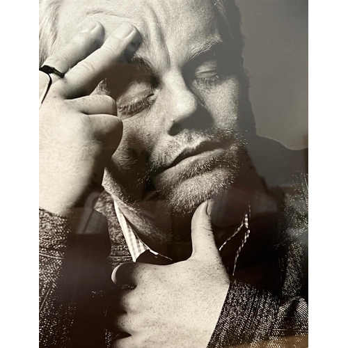 206 - Philip Seymour Hoffman Silver Gelatine print by photographer Nigel Parry, print number 1/11 (15 inch... 