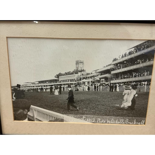 291 - A selection of four framed historical black and white photographs of Ascot Berkshire