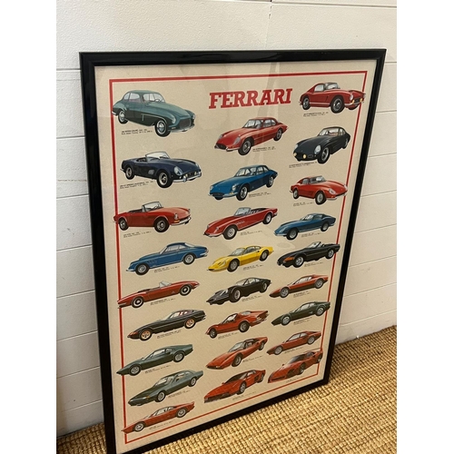 299 - A Ferrari poster 72cm x 101cm