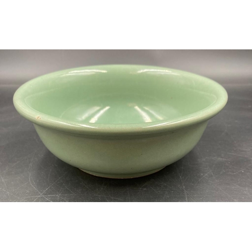 310 - An Antique Chinese Celadon bowl (15cm Diameter)