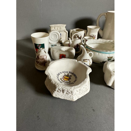 314 - A large selection of Goss china, various themes styles and shapes