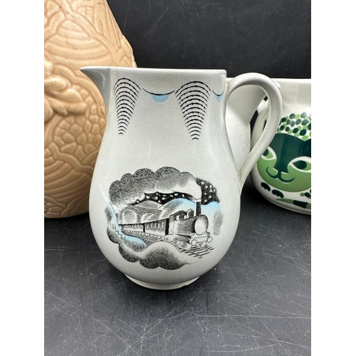 338 - A selection of jugs to include Eric Ravilious for Wedgewood 