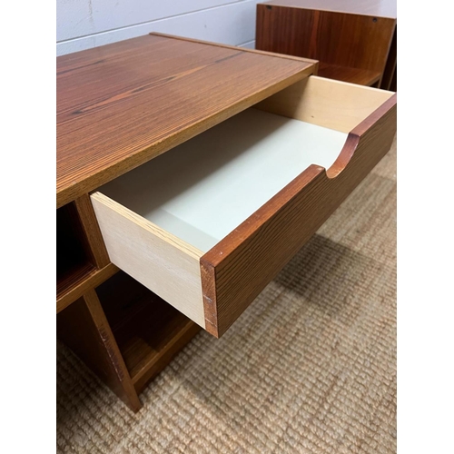 37 - A Swedish Mid Century media/sideboard unit (H50cm W145cm D42cm)