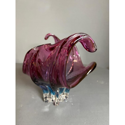 376 - A Murano glass bowl (H23cm)