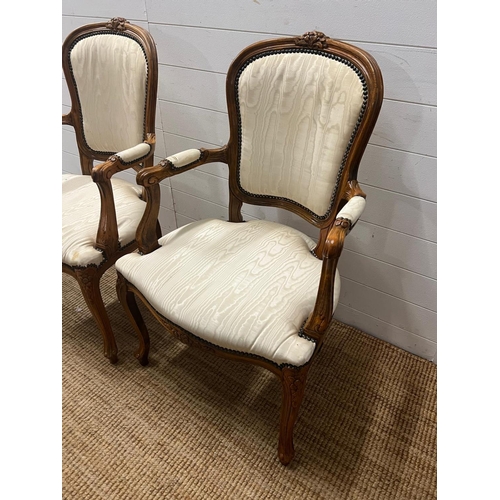 39 - A pair of Louis style chairs