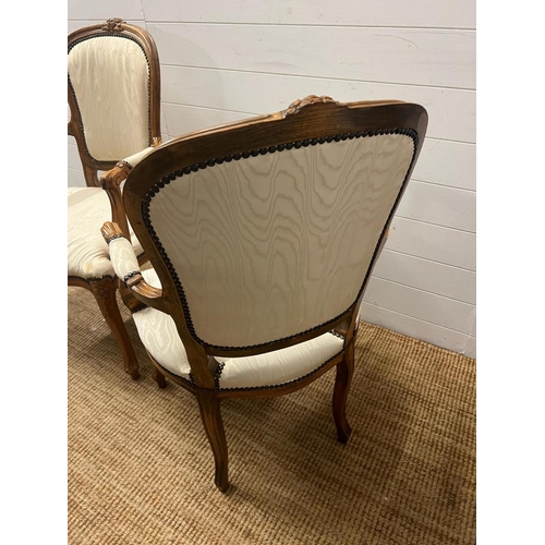 39 - A pair of Louis style chairs