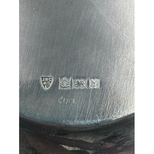 408 - A silver hallmarked pin tray for Birmingham approximate weight 56g.