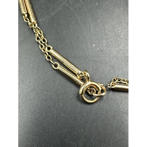 450 - A 9ct gold necklace, approximate weight 9.2g