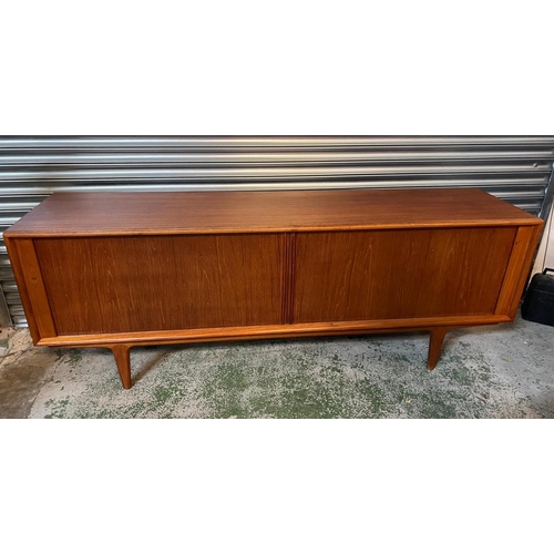 5 - A Mid Century Danish teak tambour sideboard by Bernard Pedersen and Son