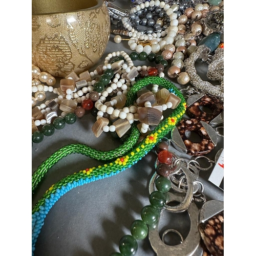 503 - A selection of costume jewellery, various styles and makers.