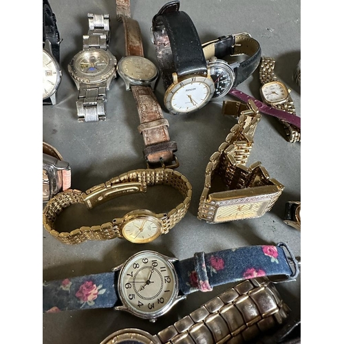 528 - A selection of twenty wristwatches, various styles and makers.