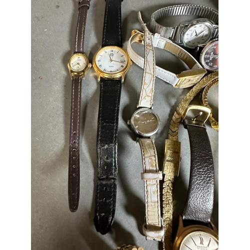 531 - A selection of twenty wristwatches, various styles and makers.