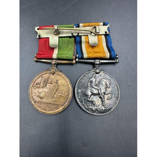 536 - WWI Medals: Mercantile Marine Pair for Jose G Fernandez