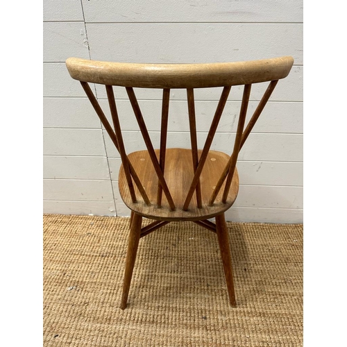 59 - A Mid Century Ercol Shalstone candlestick dining chair