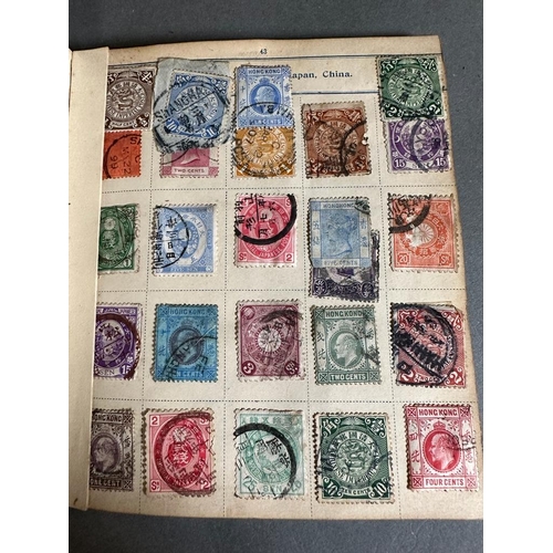 686 - The Victorian Stamp Album with a selection of worldwide and Great British stamps