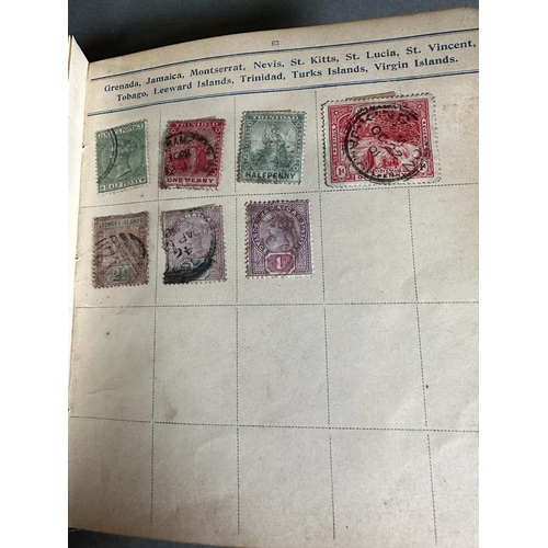 686 - The Victorian Stamp Album with a selection of worldwide and Great British stamps