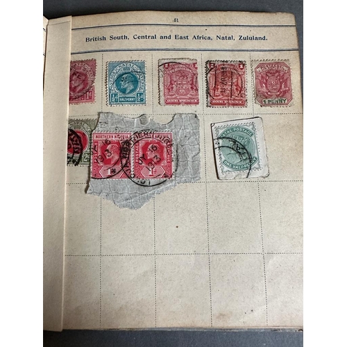 686 - The Victorian Stamp Album with a selection of worldwide and Great British stamps