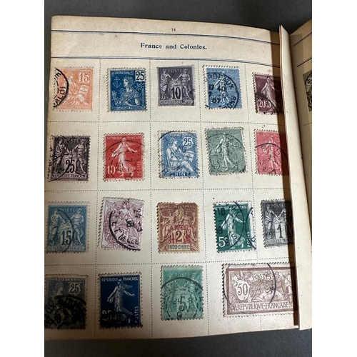 686 - The Victorian Stamp Album with a selection of worldwide and Great British stamps