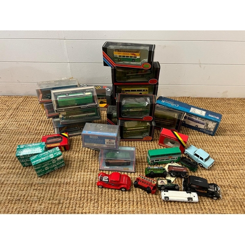 737 - A selection of Diecast vehicles, some boxed