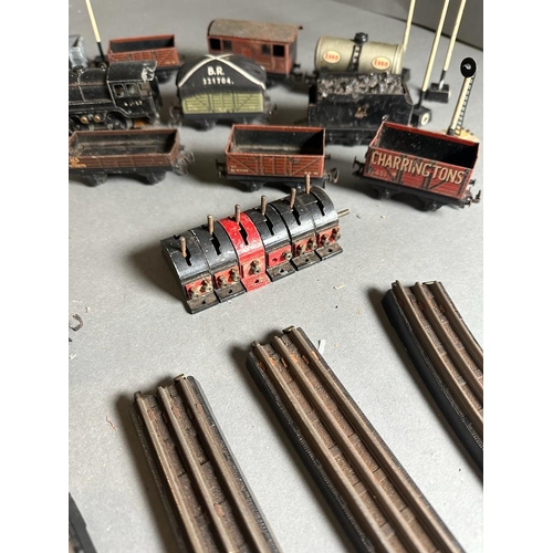 741 - A TTR Trix twin model railway comprising of two engines, eighteen carriages and in excess of fifty p... 