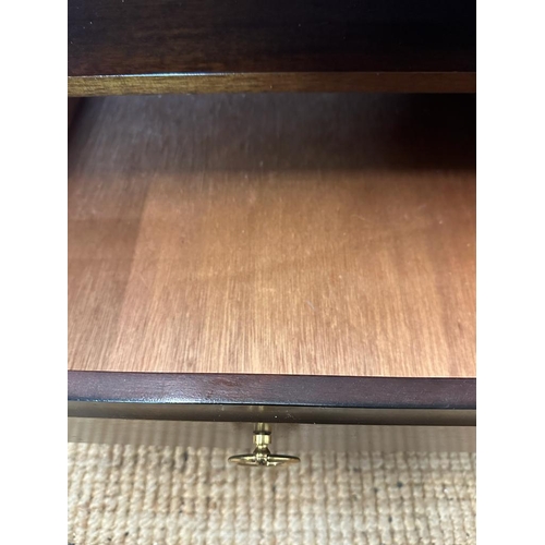 136 - A pair of Stag Mid Century single drawer bedside tables