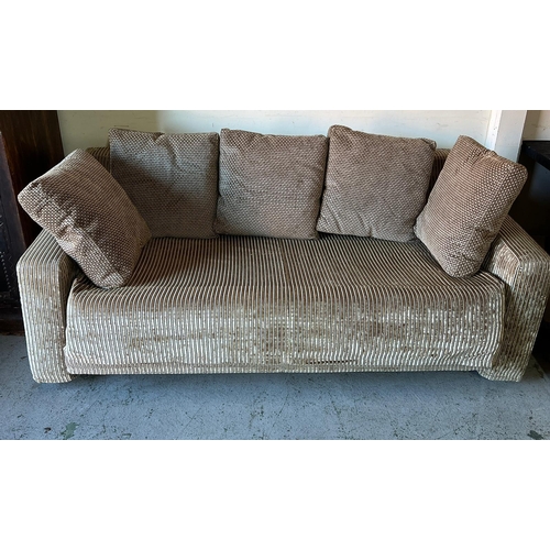 17 - A large two seater sofa bed (H70cm W190cm D93cm)