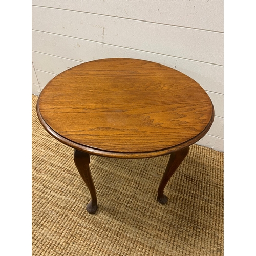 192 - A circular occasional table (H46cm Dia58cm)