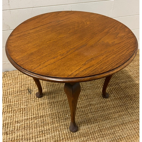 192 - A circular occasional table (H46cm Dia58cm)