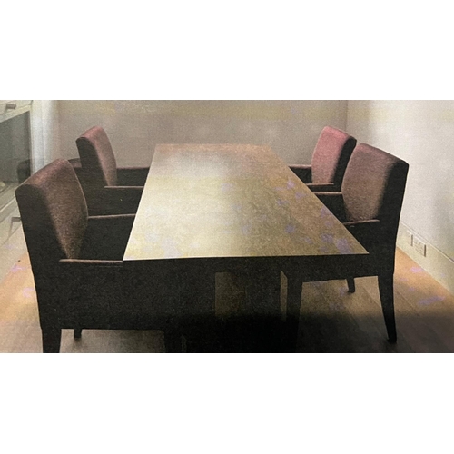 20 - A Promemoria Italy dining table with four Promemoria chairs