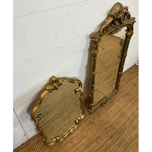 246 - Two Rococo style mirrors