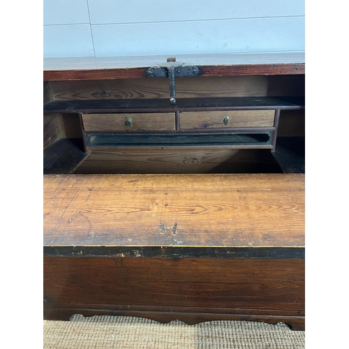 31 - Korean chest with metal work to front