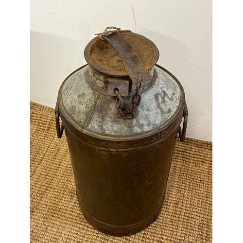 317 - A metal milk churn (H65cm)