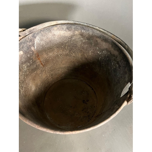 321 - Two metal galvanised buckets (H30cm)