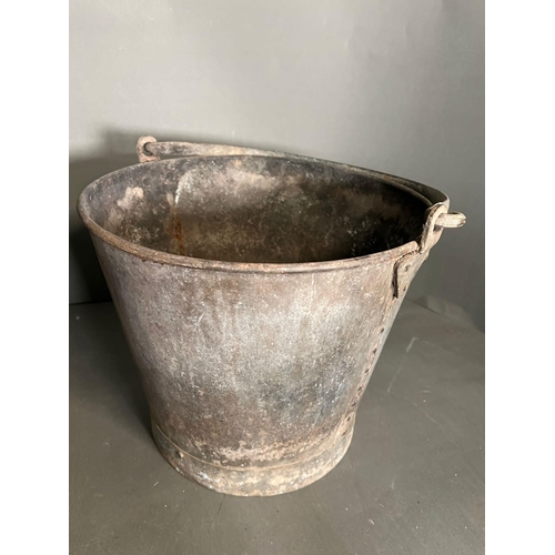 321 - Two metal galvanised buckets (H30cm)